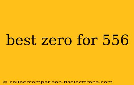 best zero for 556