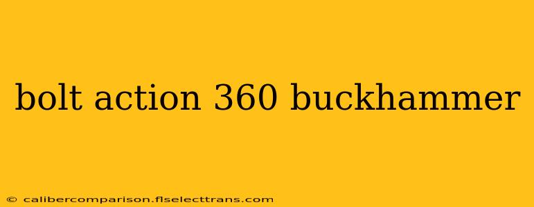 bolt action 360 buckhammer