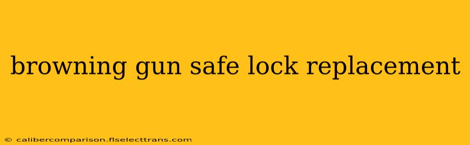 browning gun safe lock replacement