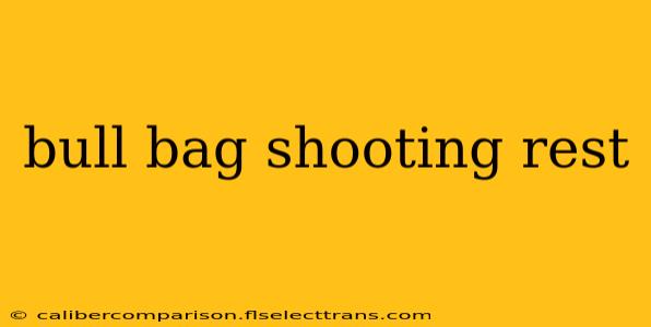 bull bag shooting rest