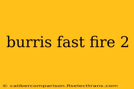 burris fast fire 2