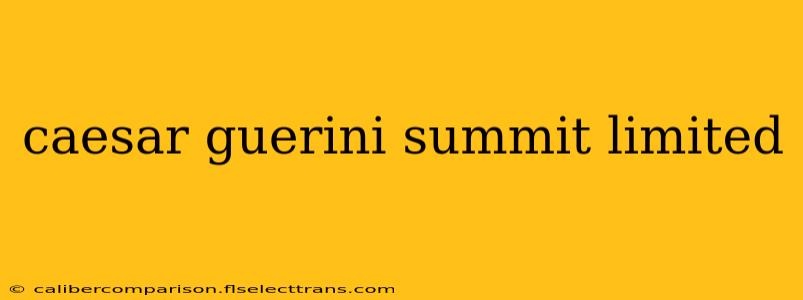 caesar guerini summit limited