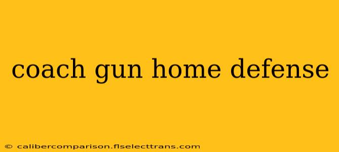 coach gun home defense