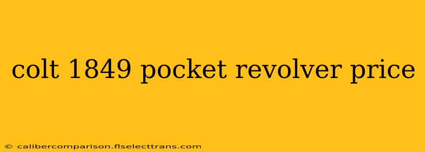 colt 1849 pocket revolver price