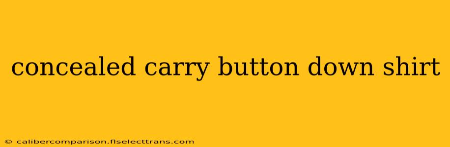 concealed carry button down shirt