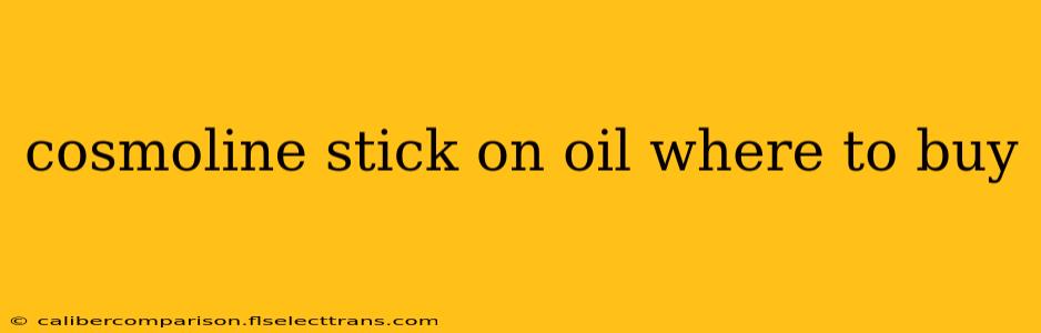 cosmoline stick on oil where to buy