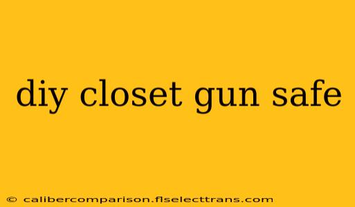 diy closet gun safe