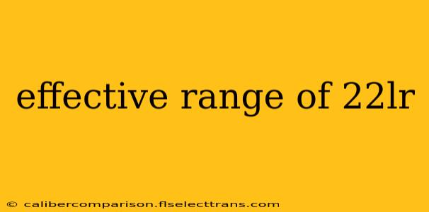 effective range of 22lr