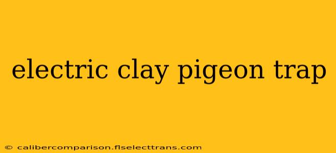 electric clay pigeon trap