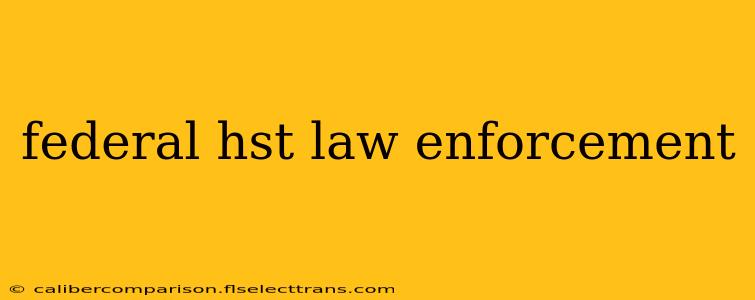 federal hst law enforcement