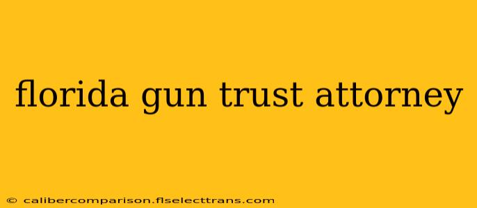 florida gun trust attorney