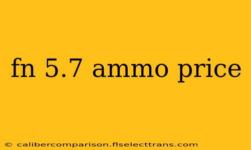 fn 5.7 ammo price