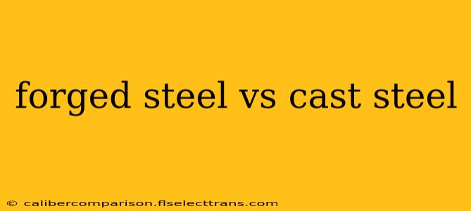 forged steel vs cast steel