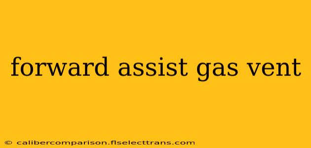 forward assist gas vent