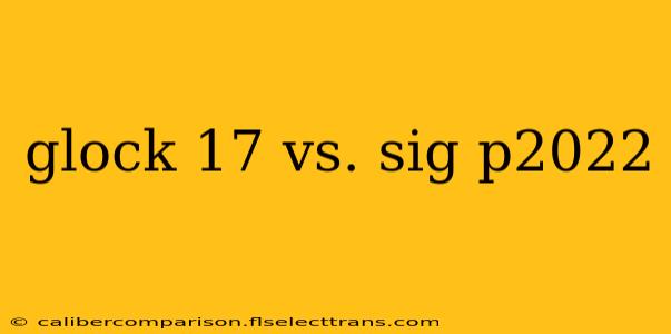 glock 17 vs. sig p2022