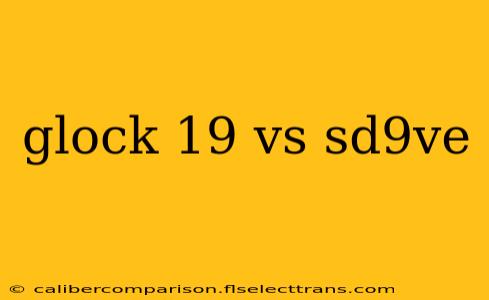 glock 19 vs sd9ve