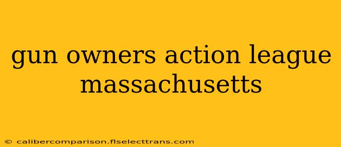 gun owners action league massachusetts