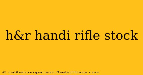 h&r handi rifle stock