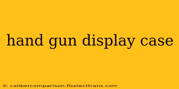 hand gun display case