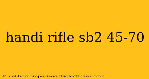 handi rifle sb2 45-70