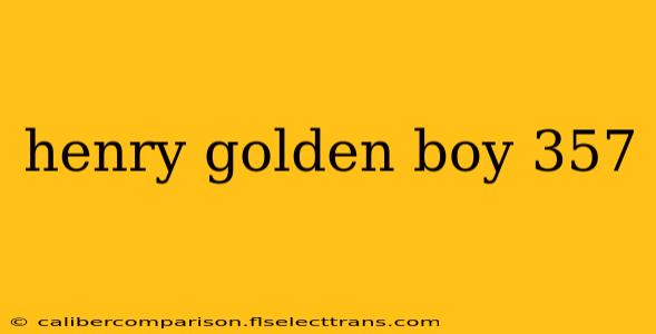 henry golden boy 357