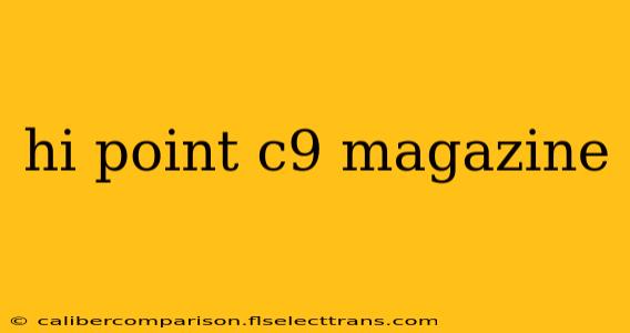 hi point c9 magazine