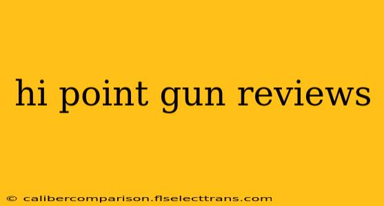 hi point gun reviews