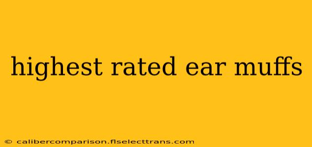 highest rated ear muffs