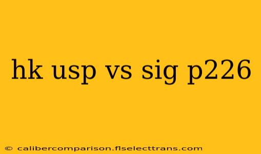 hk usp vs sig p226