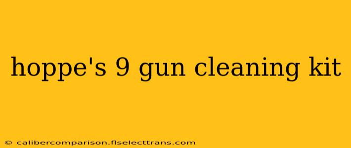 hoppe's 9 gun cleaning kit