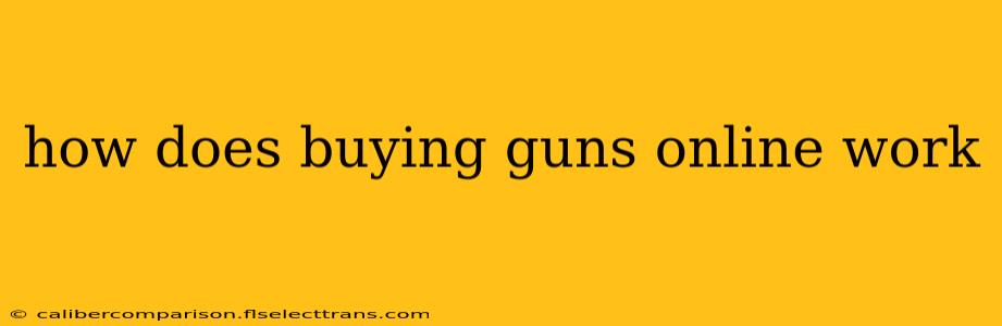 how does buying guns online work