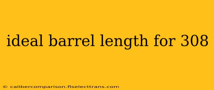 ideal barrel length for 308