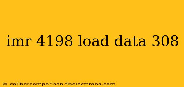 imr 4198 load data 308