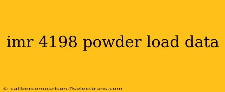 imr 4198 powder load data