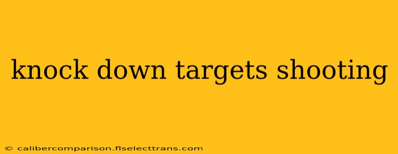 knock down targets shooting