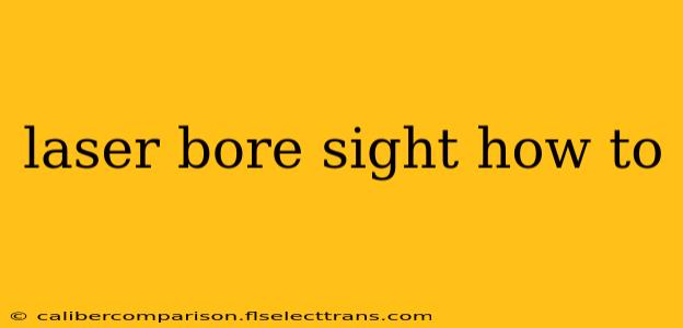 laser bore sight how to