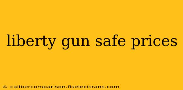 liberty gun safe prices