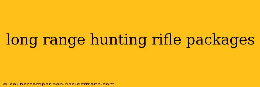 long range hunting rifle packages