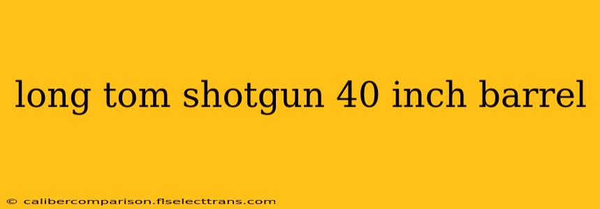 long tom shotgun 40 inch barrel