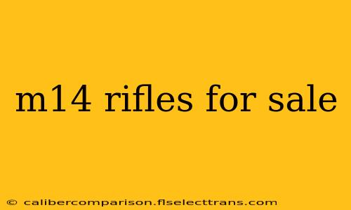 m14 rifles for sale