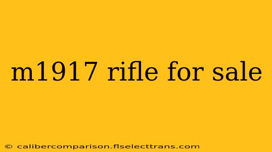 m1917 rifle for sale