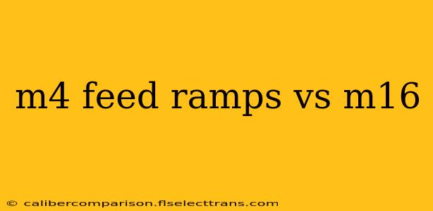 m4 feed ramps vs m16