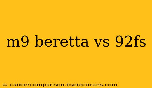 m9 beretta vs 92fs