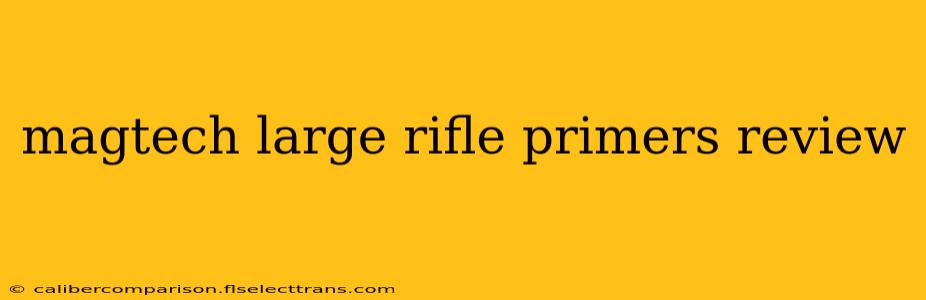 magtech large rifle primers review