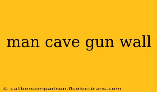 man cave gun wall