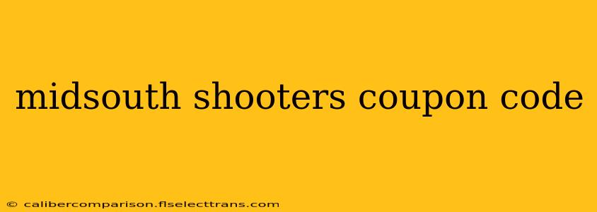 midsouth shooters coupon code