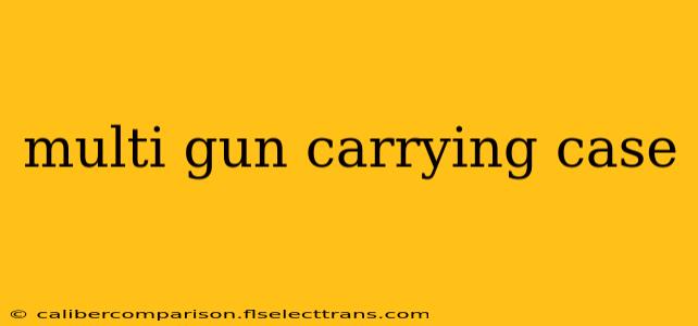 multi gun carrying case