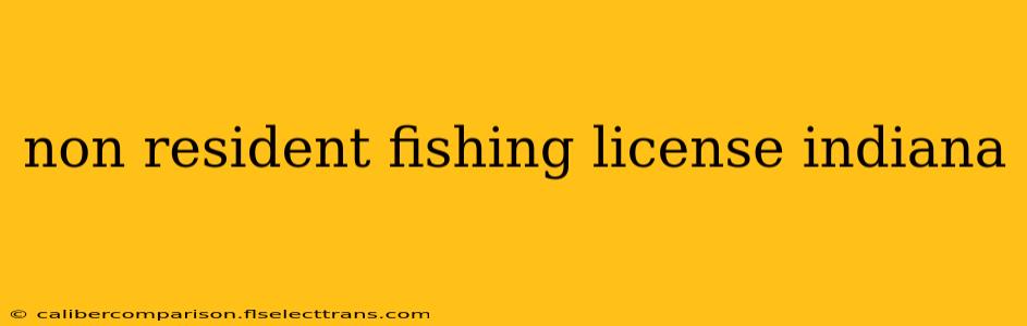 non resident fishing license indiana