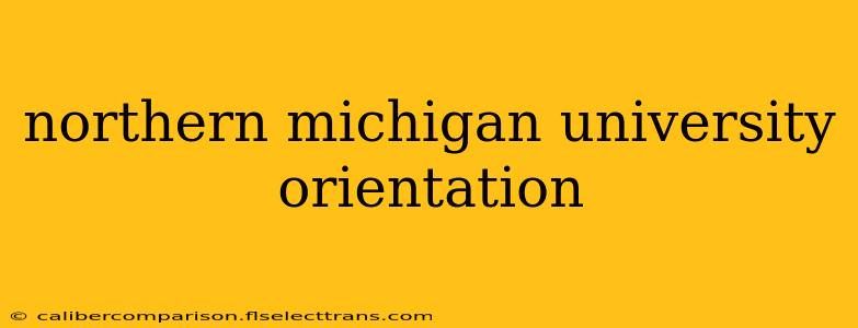 northern michigan university orientation