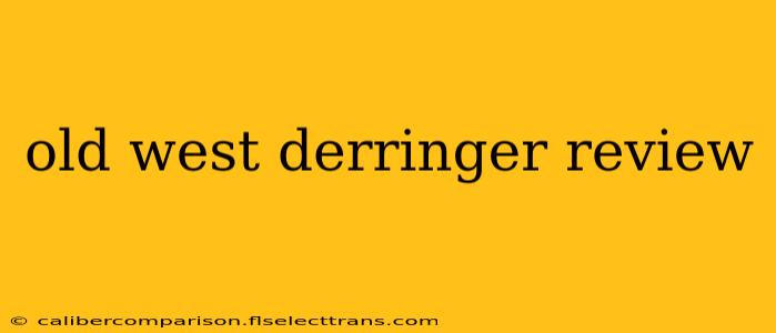 old west derringer review